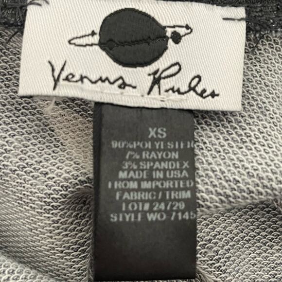 Venus Rules Lightening Bolt Jumpsuit Gray White Size XSmall - Picture 3 of 5